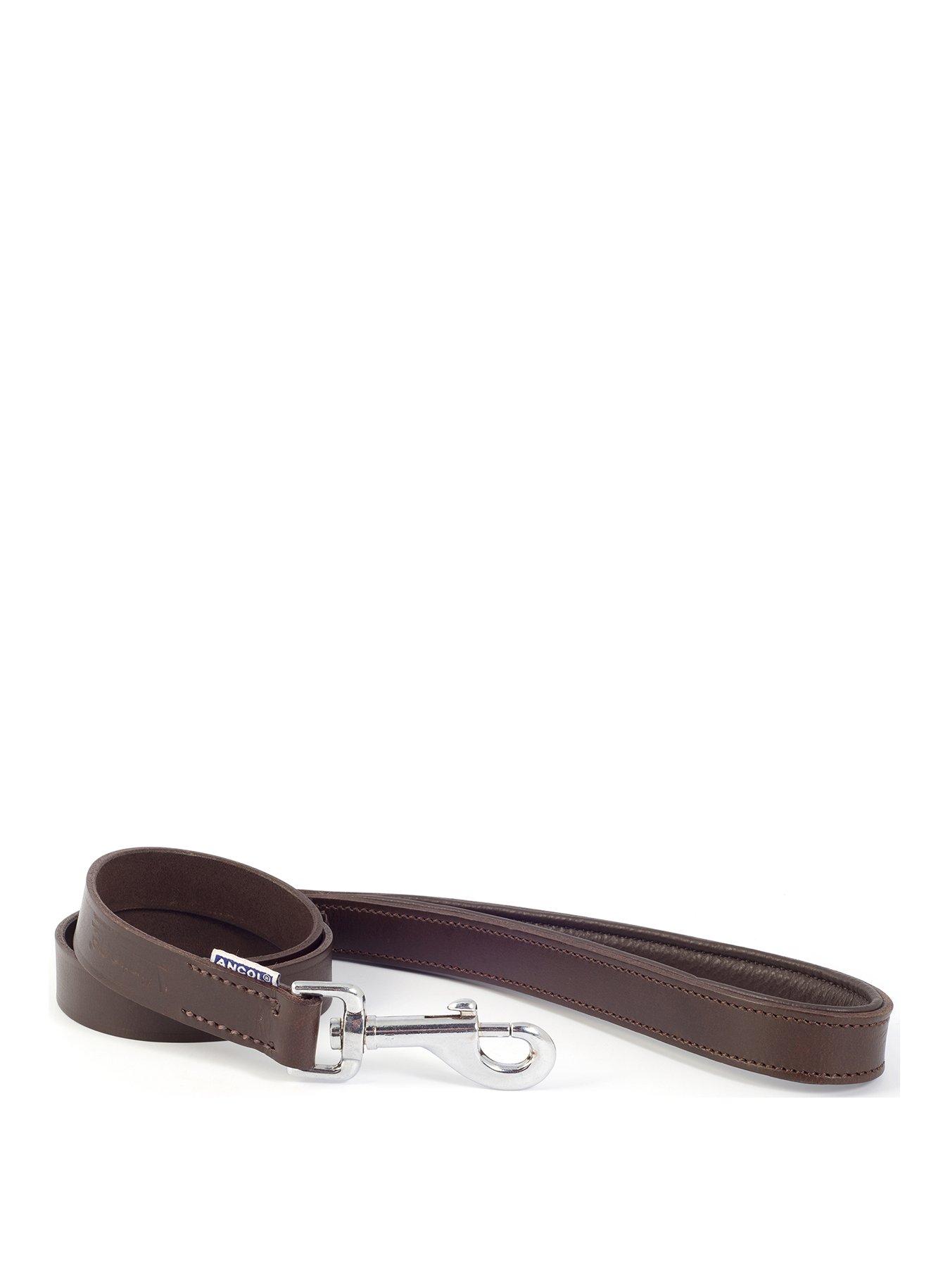 Product photograph of Ancol Vintage Leather Lead 1mx22mm from very.co.uk