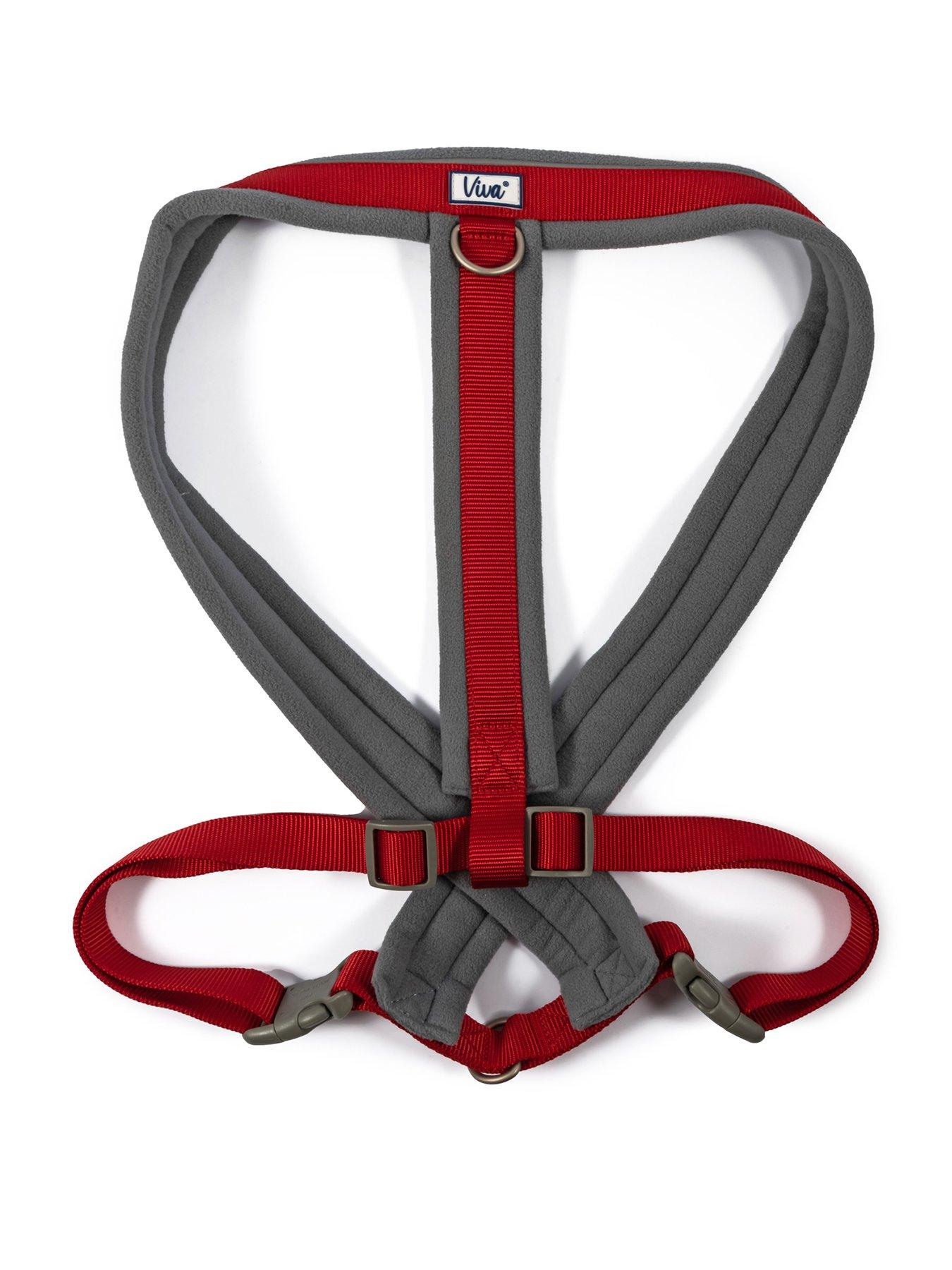 Product photograph of Ancol Padded Harness Red 70-98cm from very.co.uk