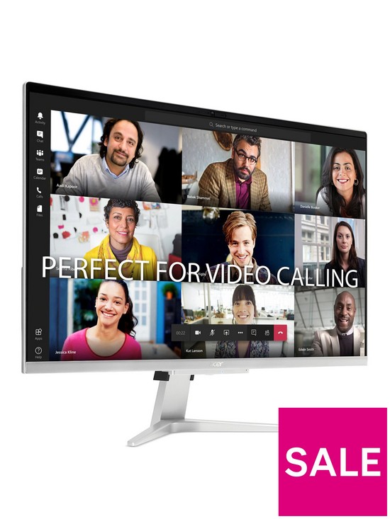 stillFront image of acer-c27-1655-all-in-one-desktop-pc-27in-full-hd-intel-core-i5nbspgeforce-mx330-graphicsnbsp8gb-ram-256gb-ssd-amp-1tb-hddnbsp