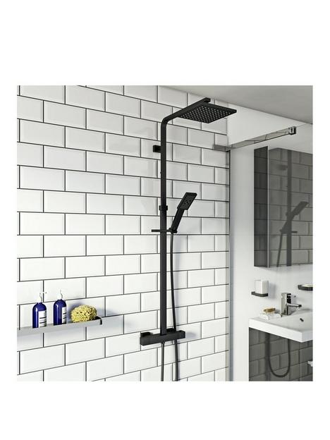 orchard-bathrooms-square-exposed-mixer-shower-in-matt-black