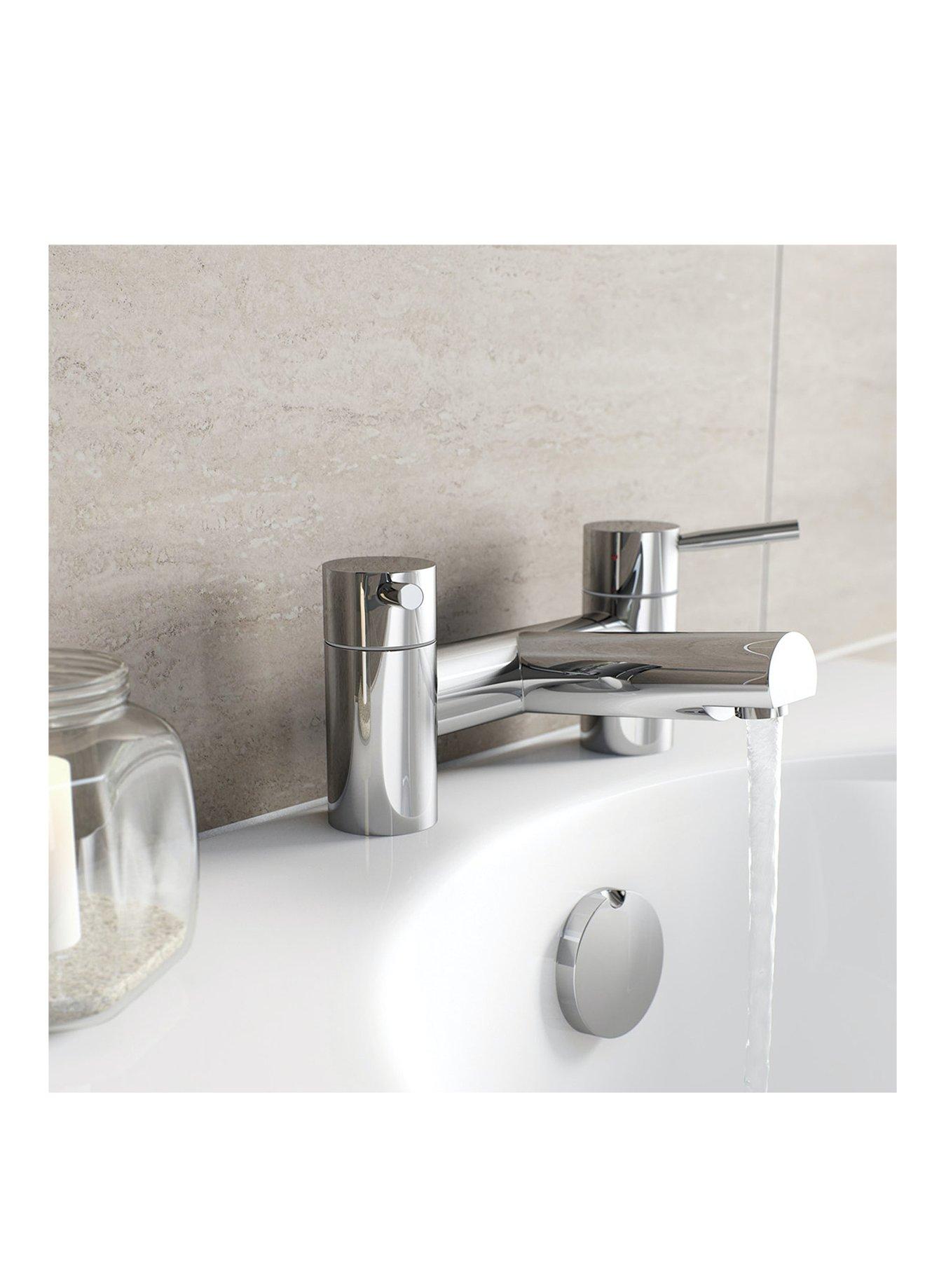 Product photograph of Orchard Bathrooms By Victoria Plum Eden Round Handle Bath Mixer Tap from very.co.uk