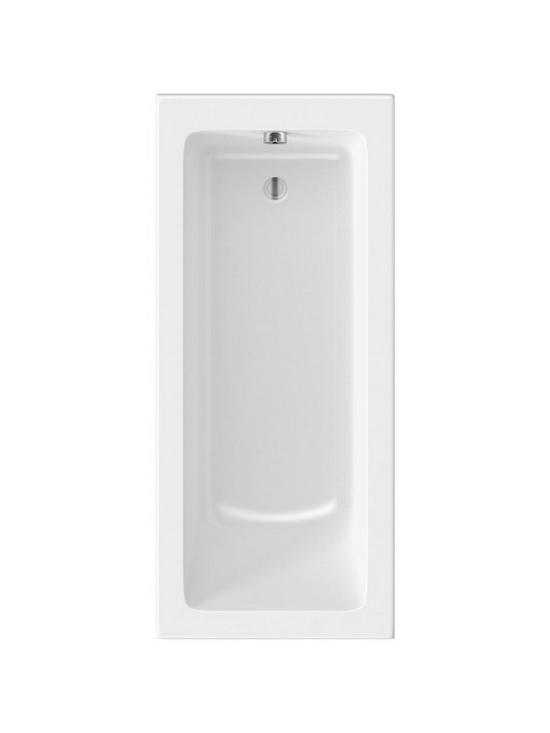 stillFront image of orchard-bathrooms-straight-bath-suite-with-close-coupled-toilet-and-full-pedestal-basin-1500-x-700
