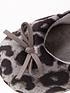  image of v-by-very-leopard-ballerina-slippers-grey