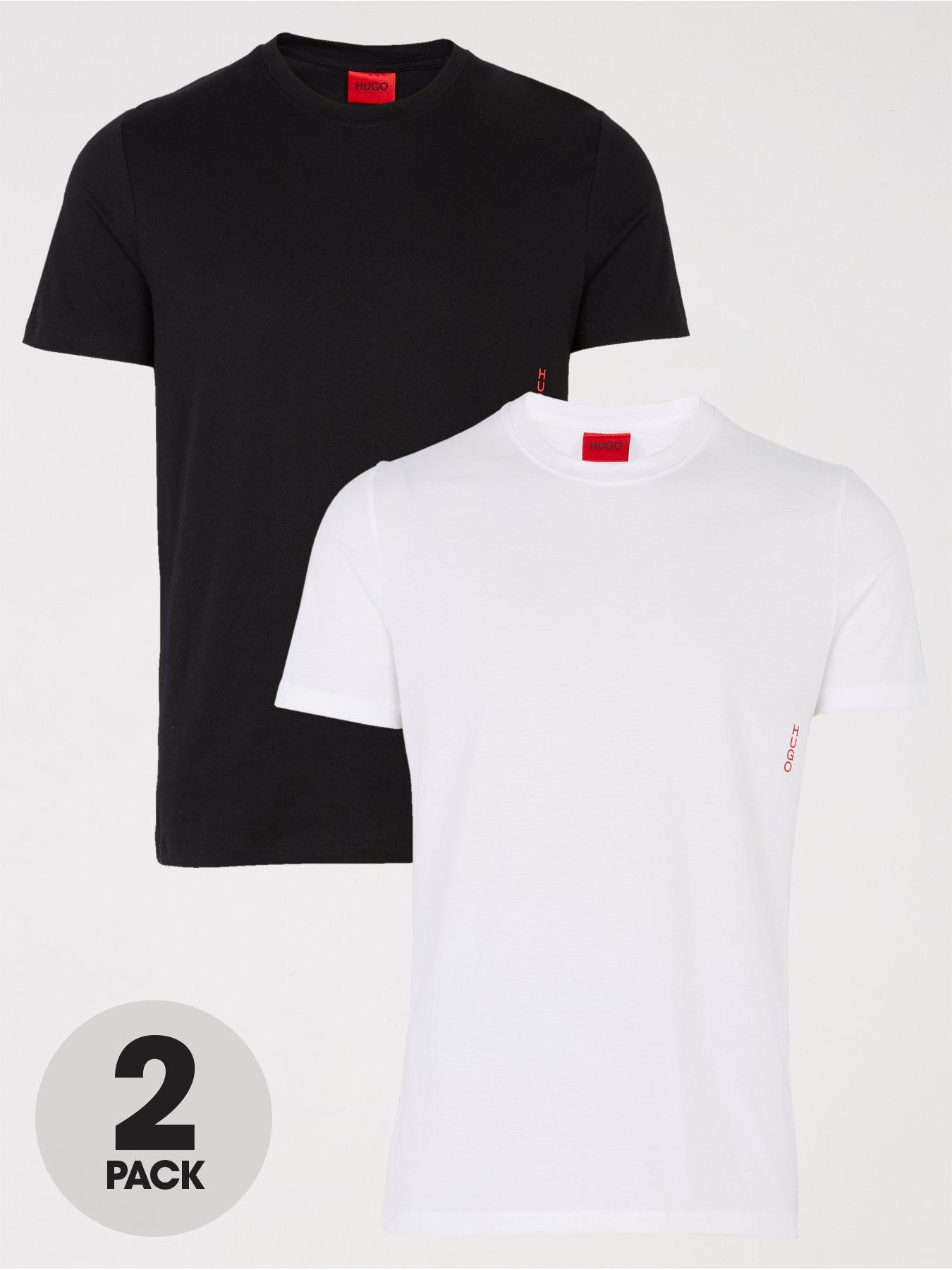 HUGO 2 Pack T shirt White Black