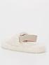  image of v-by-very-faux-fur-slingback-slippers-cream