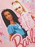  image of barbie-girls-barbie-sweat-dress-amp-legging-set-pinkblack