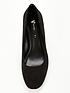  image of v-by-very-wide-fit-square-toe-low-block-court-shoe-black