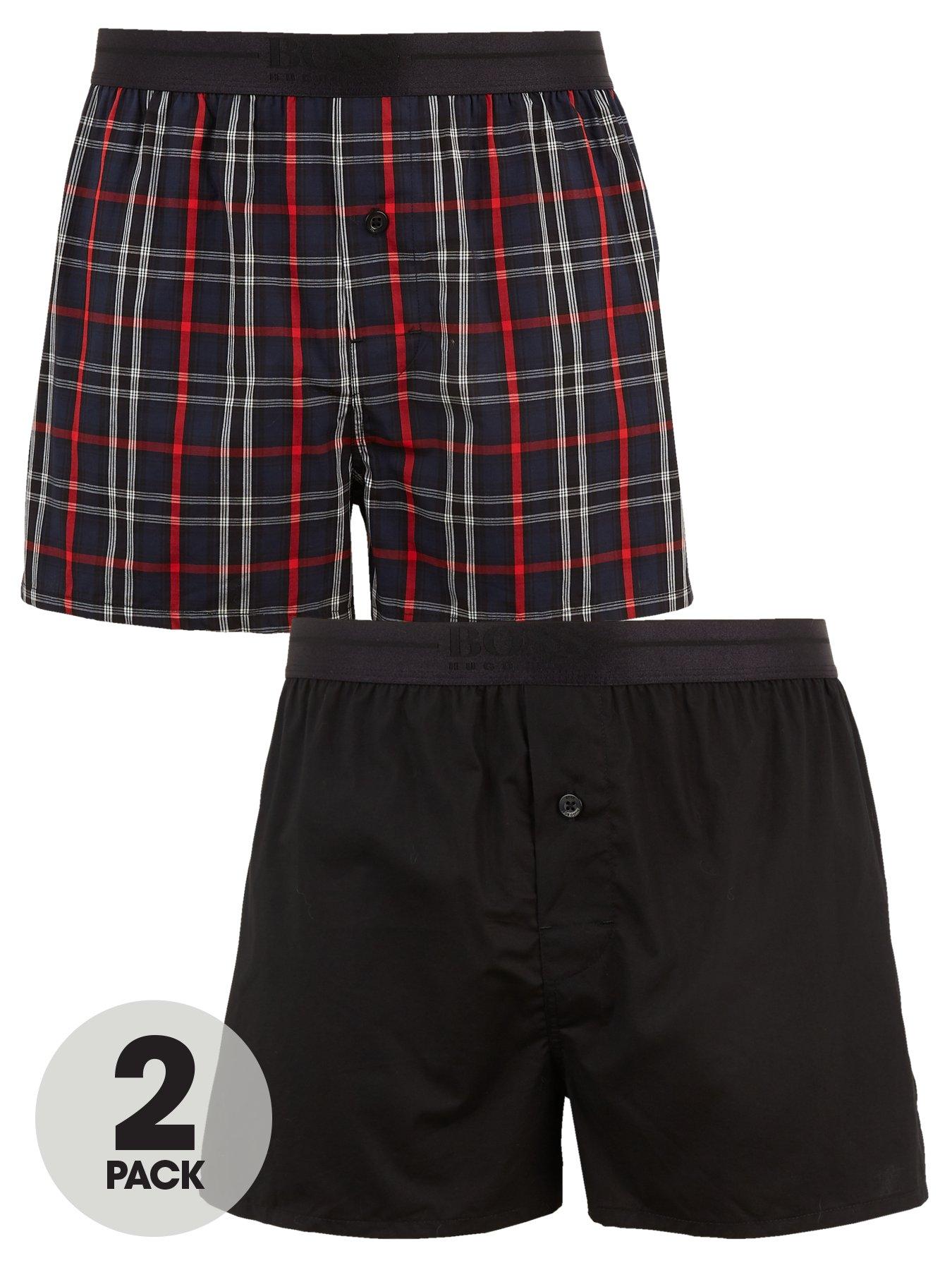 Underwear & Socks 2 Pack Woven Boxer Shorts - Multi