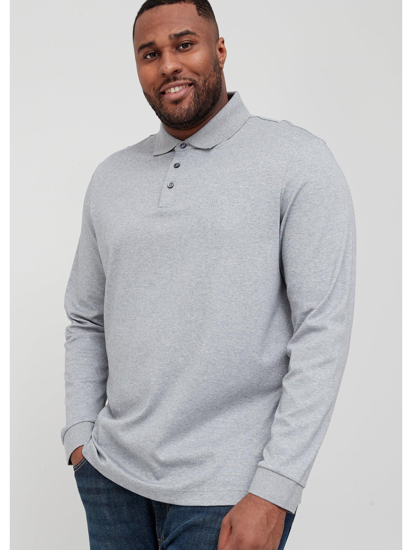 big and tall long sleeve polo shirts