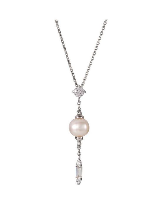 front image of love-pearl-sterling-silver-freshwater-pearl-cubic-zirconia-lariat-drop-necklace-162-inches
