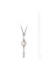  image of love-pearl-sterling-silver-freshwater-pearl-cubic-zirconia-lariat-drop-necklace-162-inches