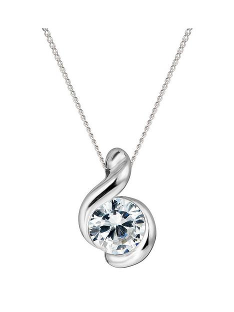 love-gold-9ct-white-gold-5mm-cubic-zirconia-swirl-pendant-necklace-18-inch-curb-chain