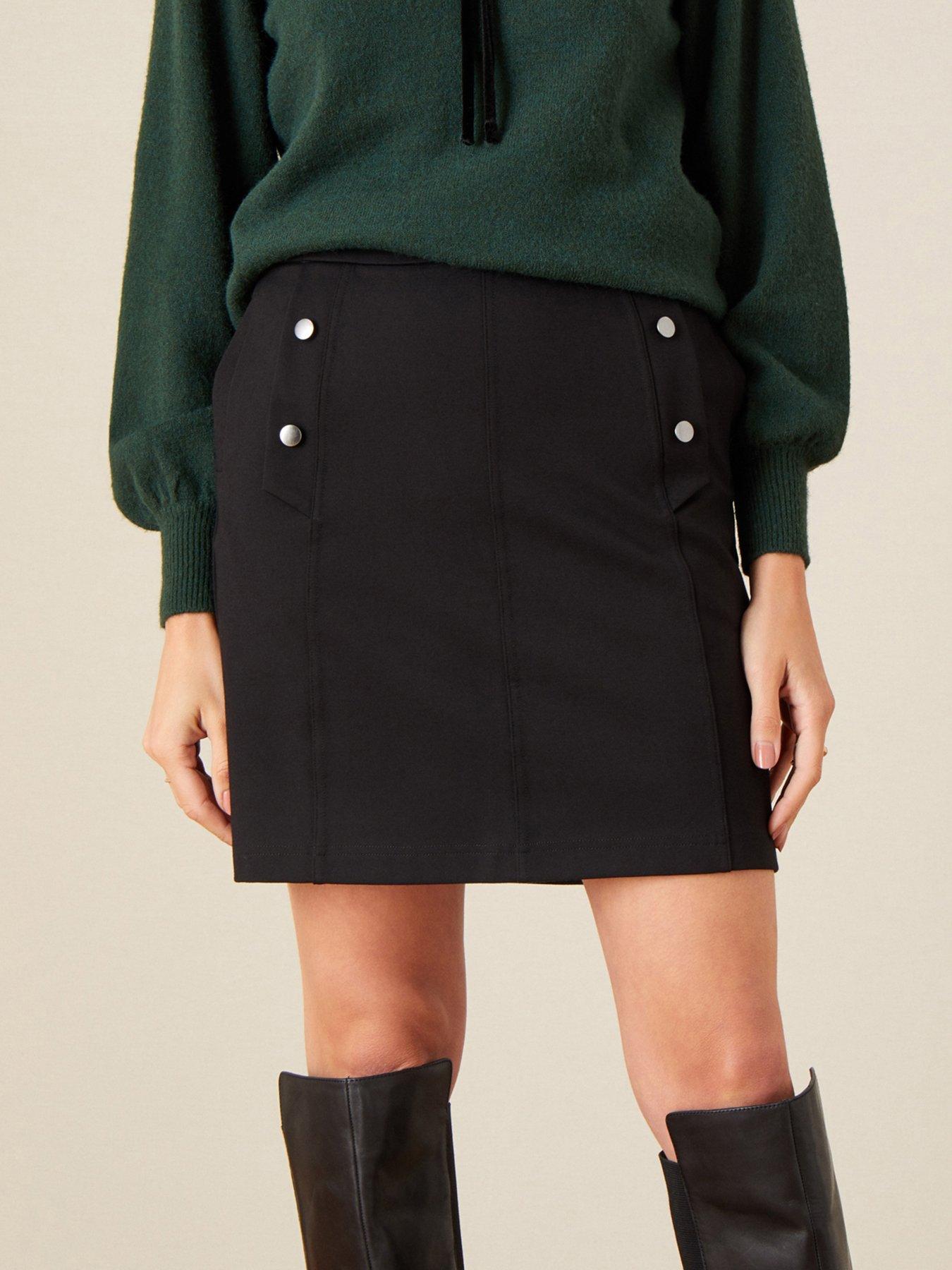 Skirts Polly Military Skirt - Black