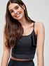  image of only-play-flock-sports-bra-black