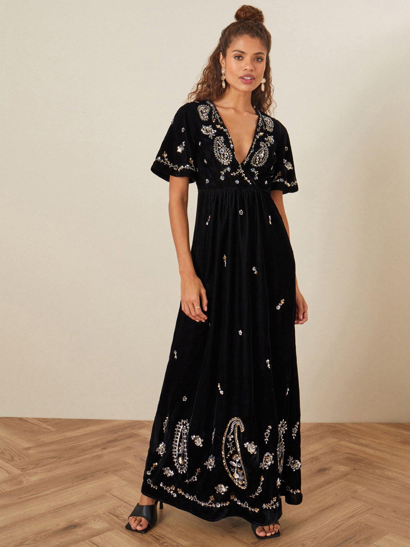 smart maxi dresses for weddings uk