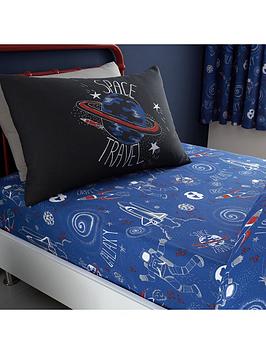 catherine-lansfield-space-adventure-glow-in-the-dark-fitted-sheet