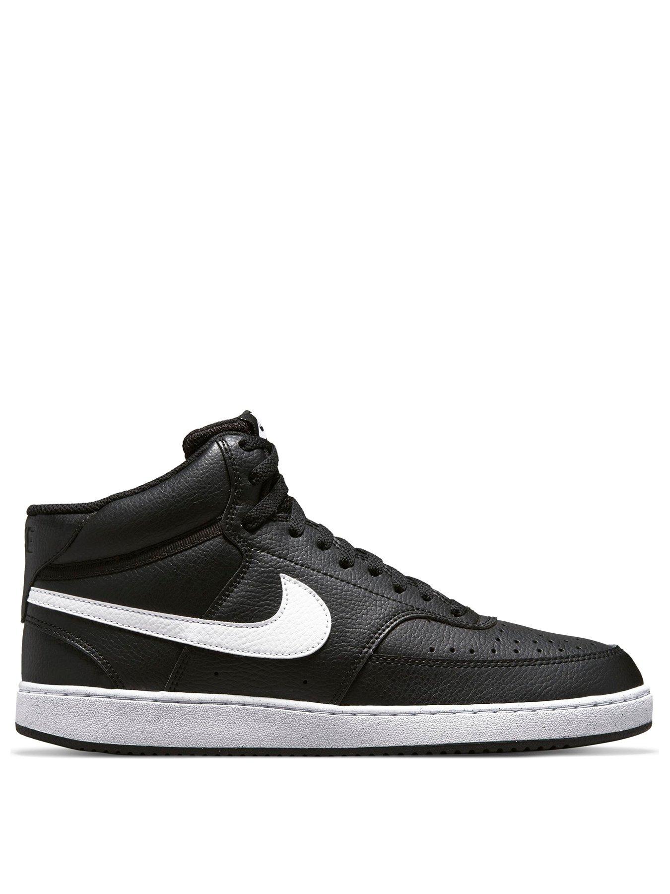 Nike Court Vision Mid - Black/White | Very.co.uk