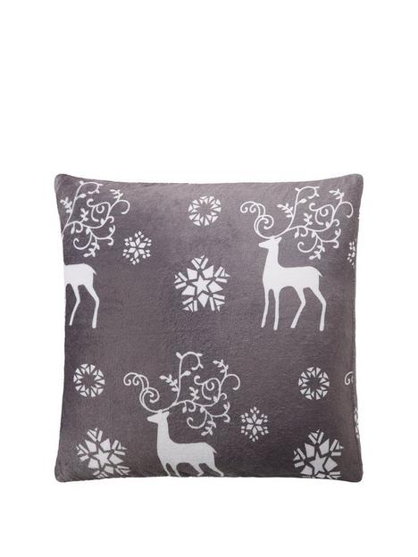 very-home-christmas-stag-cushion