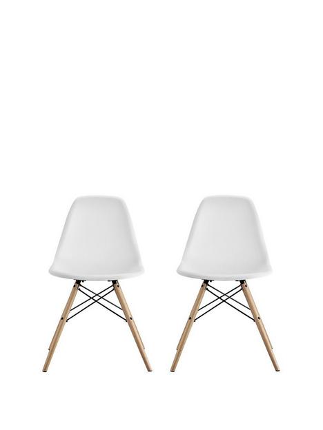 cosmoliving-by-cosmopolitan-mid-century-modern-molded-chair-white-set-of-2