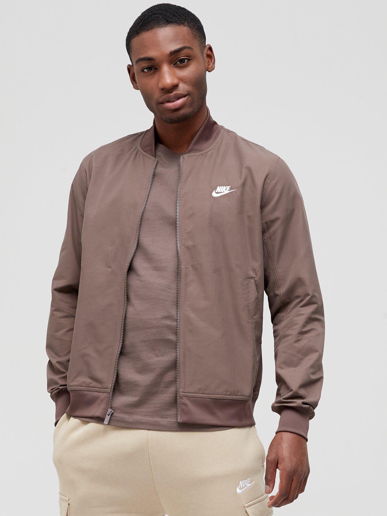Nike NSW Woven Unlined Bomber Jacket - Grey | very.co.uk