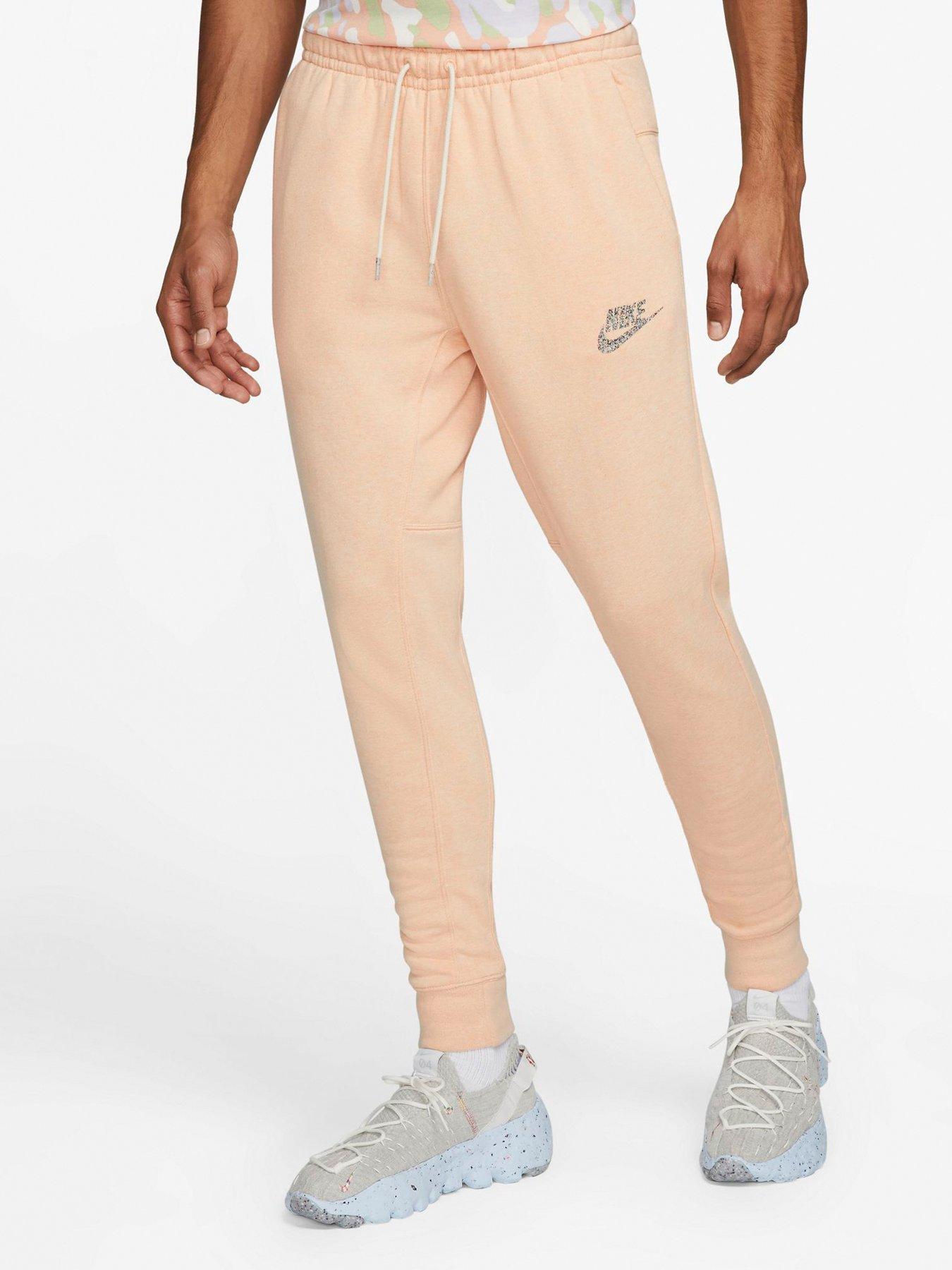 Nike NSW Revival Fleece Joggers Beige very.co.uk