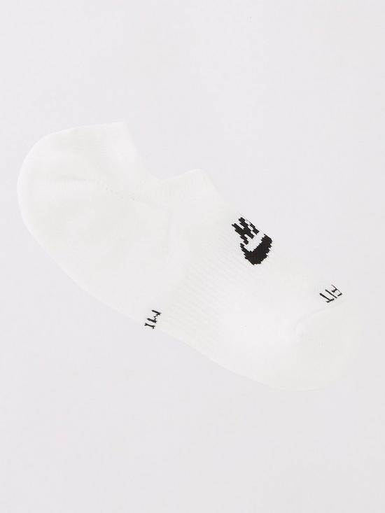 stillFront image of nike-everyday-plus-cushioned-3-pack-socks-white