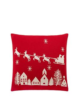 cascade-home-father-christmas-on-sledge-cushion