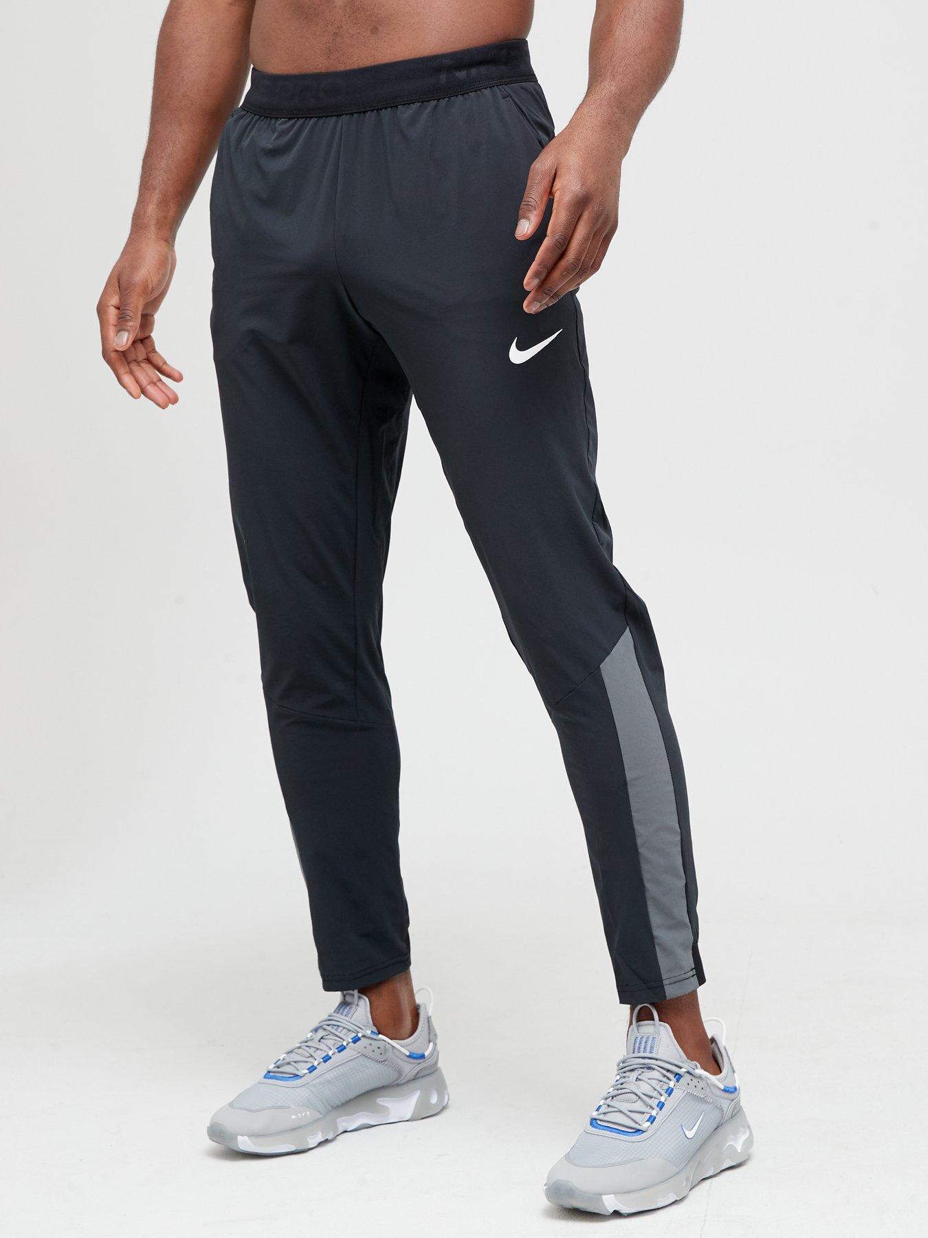 Nike Train Pro DriFit Flex Vent Max Pants Black/Grey very.co.uk