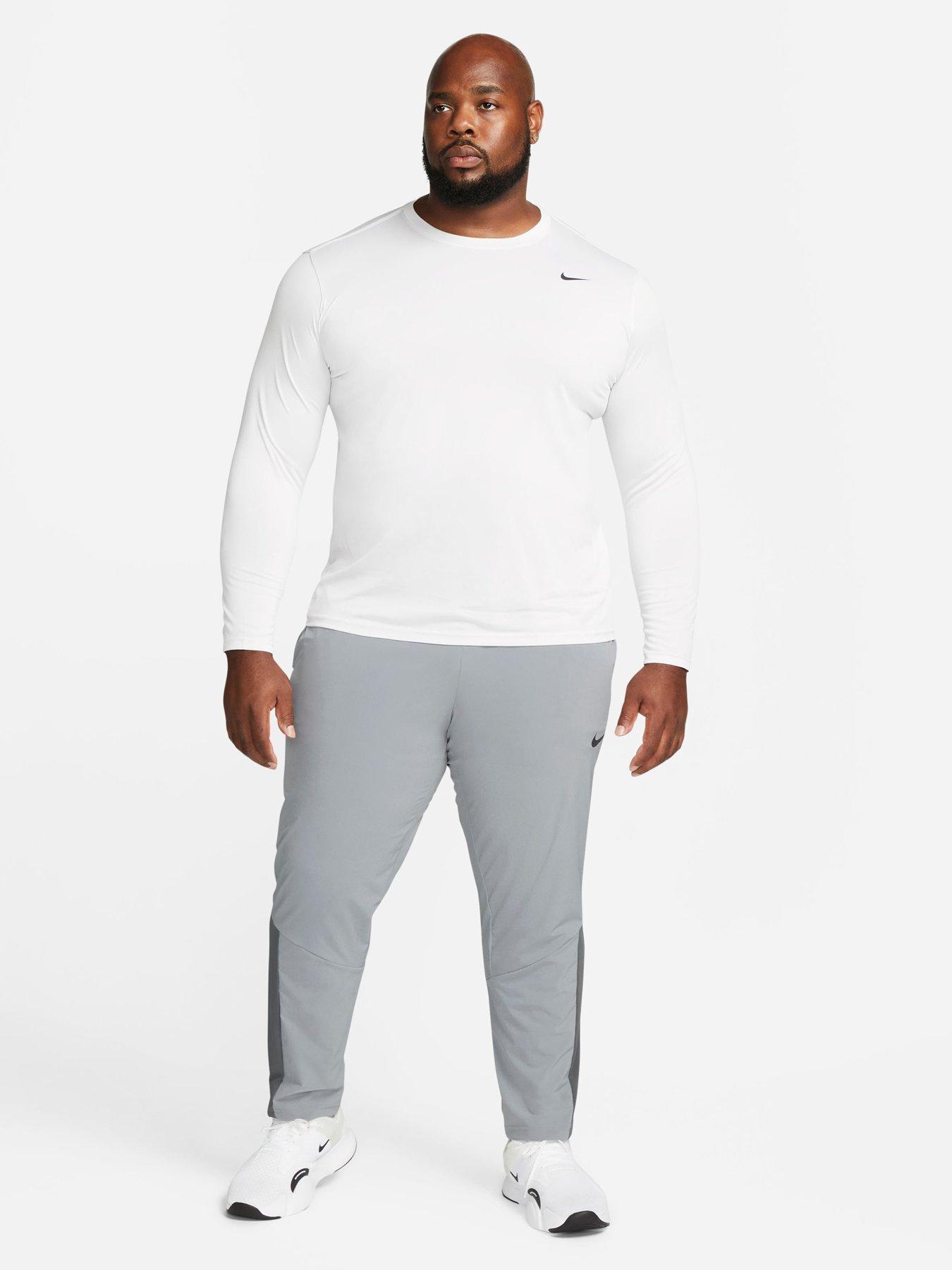 Nike flex pro sales track pants grey