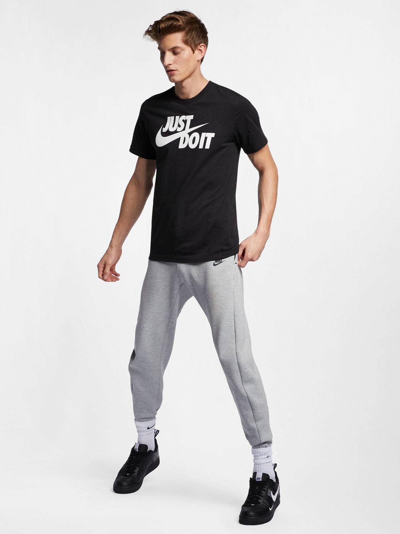 Nike Nsw Just Do It T shirt Black White very