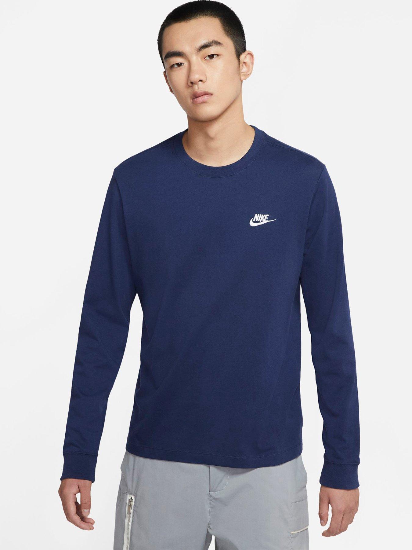 Long sleeve hotsell nike mens shirts