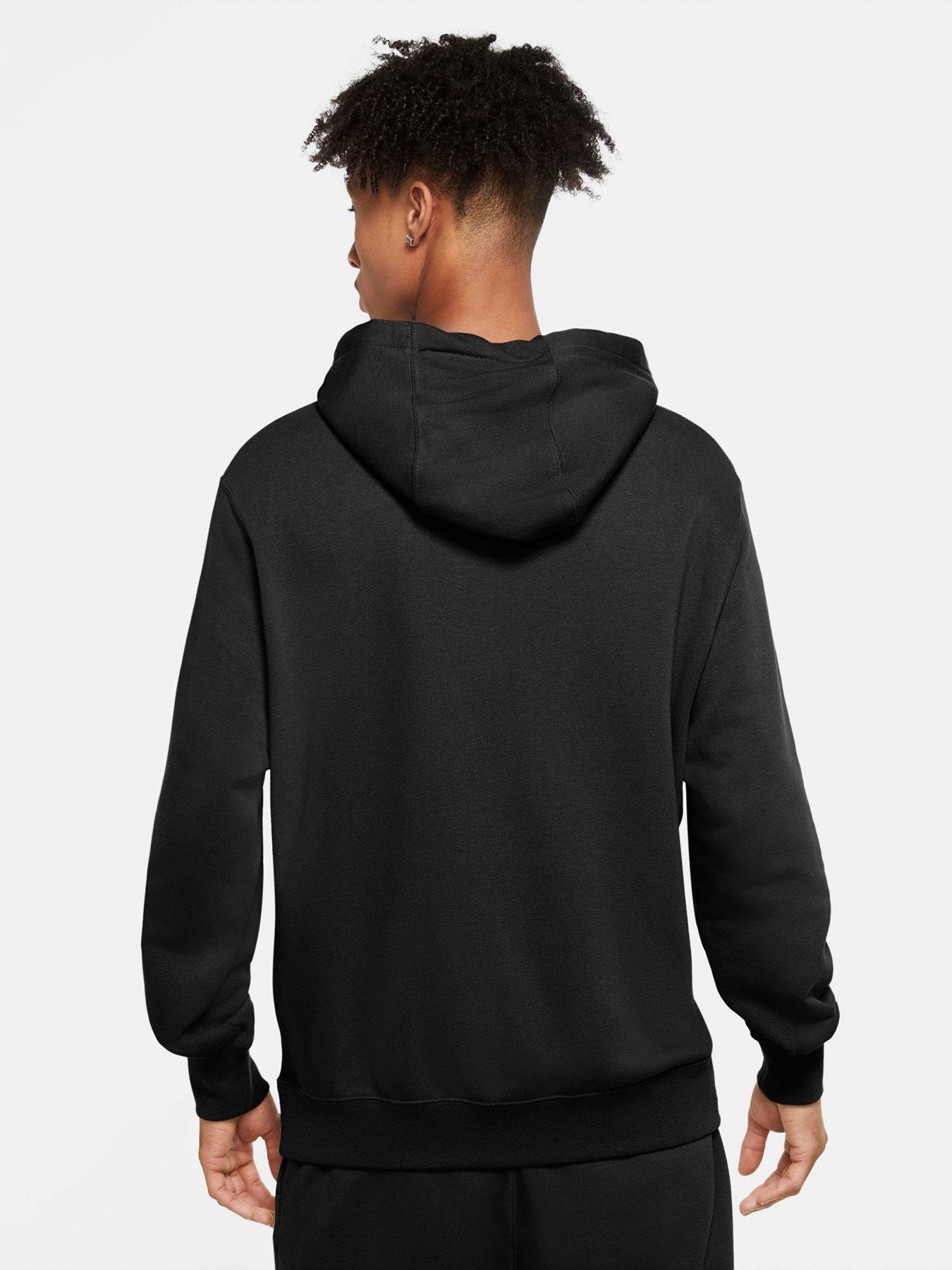 Nike NSW Club French Terry Pullover Hoodie - Black | very.co.uk