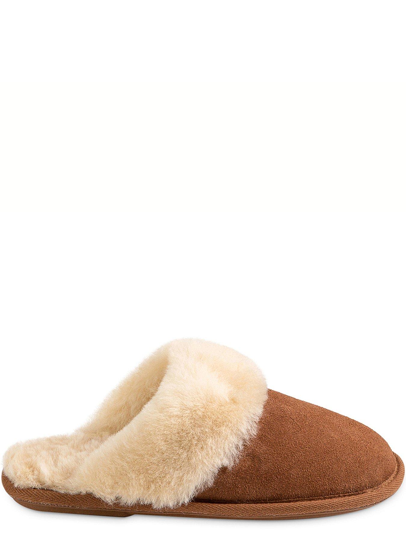 Just Sheepskin Duchess Soft Cuff Sheepskin Mule Chestnut very