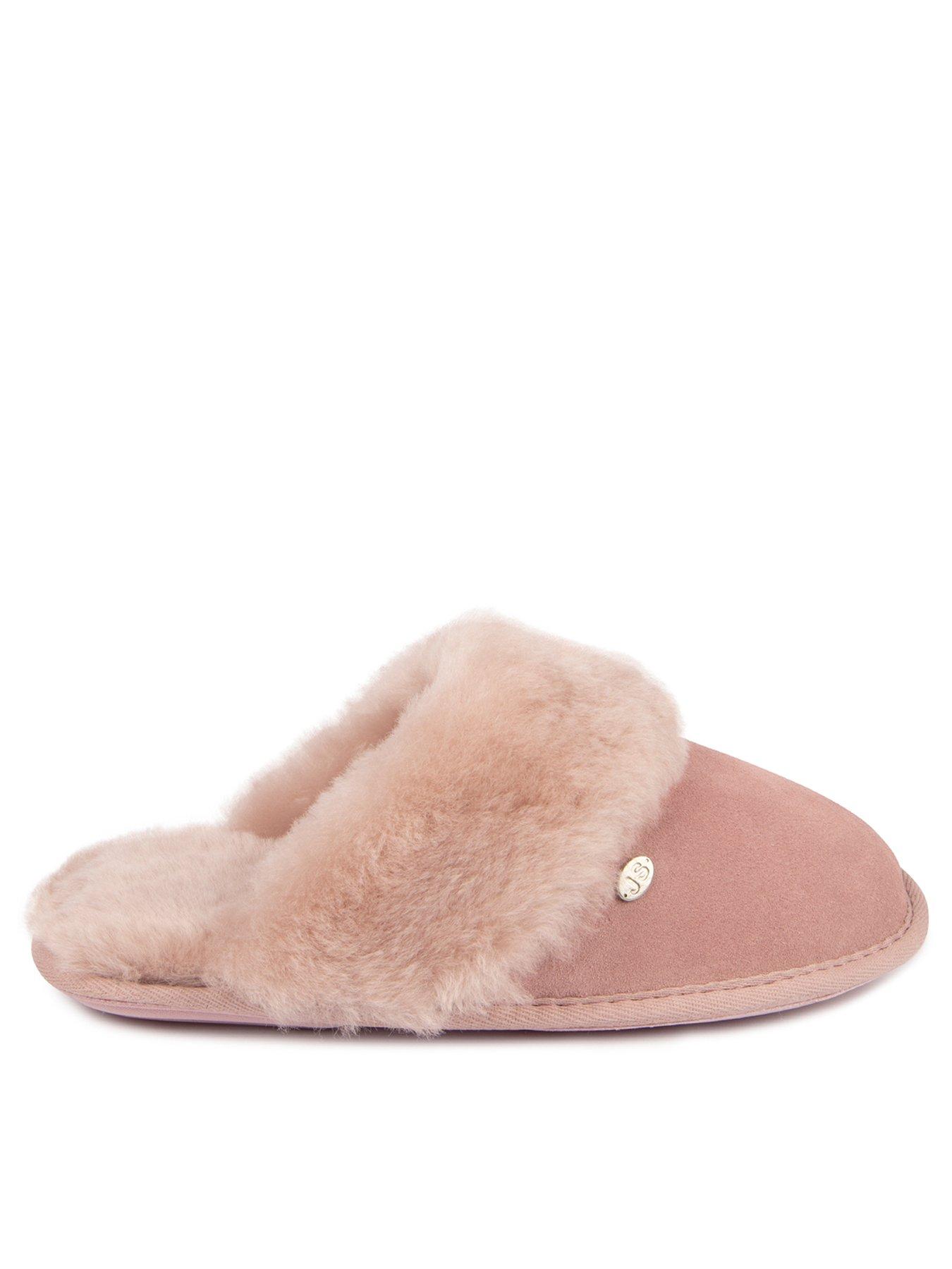 undefined Duchess Soft Cuff Sheepskin Mule Slipper - Rose