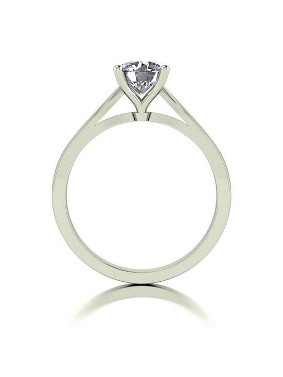back image of moissanite-9ct-gold-1ct-special-edition-100-facets-solitaire-ring