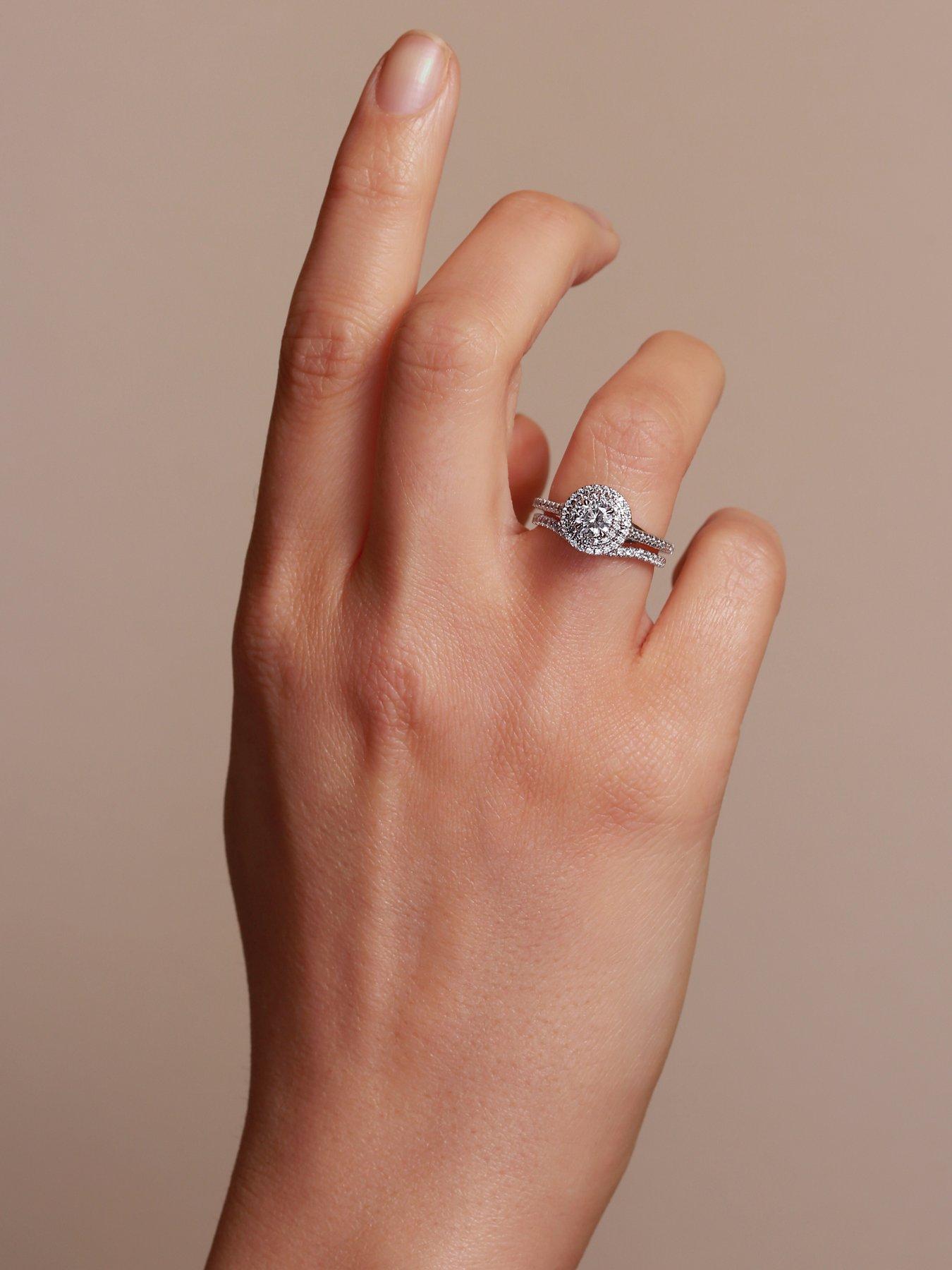 Image 2 of 6 of Created Brilliance Sienna Created Brilliance 9ct White Gold 0.70ct Lab Grown Diamond Engagement Ring
