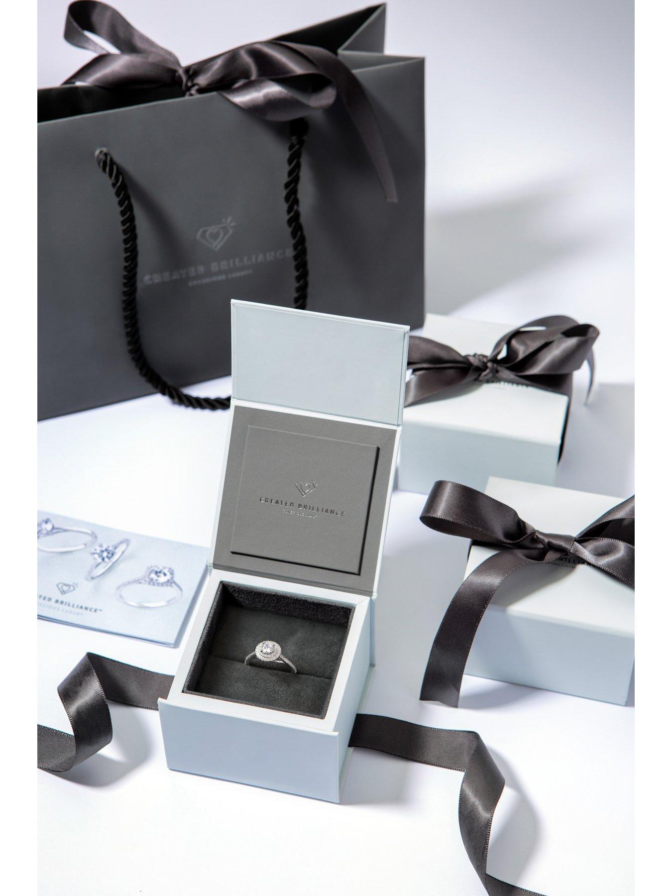 Image 6 of 6 of Created Brilliance Sienna Created Brilliance 9ct White Gold 0.70ct Lab Grown Diamond Engagement Ring
