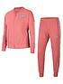  image of nike-older-girls-nsw-tricot-tracksuit-pink