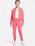  image of nike-older-girls-nsw-tricot-tracksuit-pink