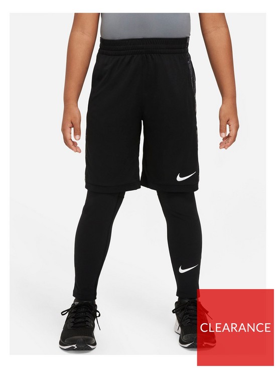 Nike Older Boys Dri-FIT Tight - Black | very.co.uk