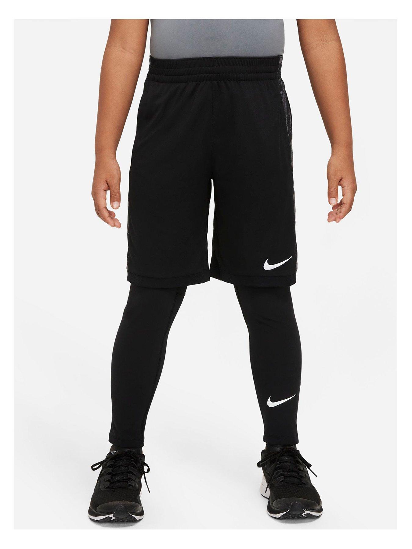 Nike Older Boys Dri-FIT Tight - Black | very.co.uk