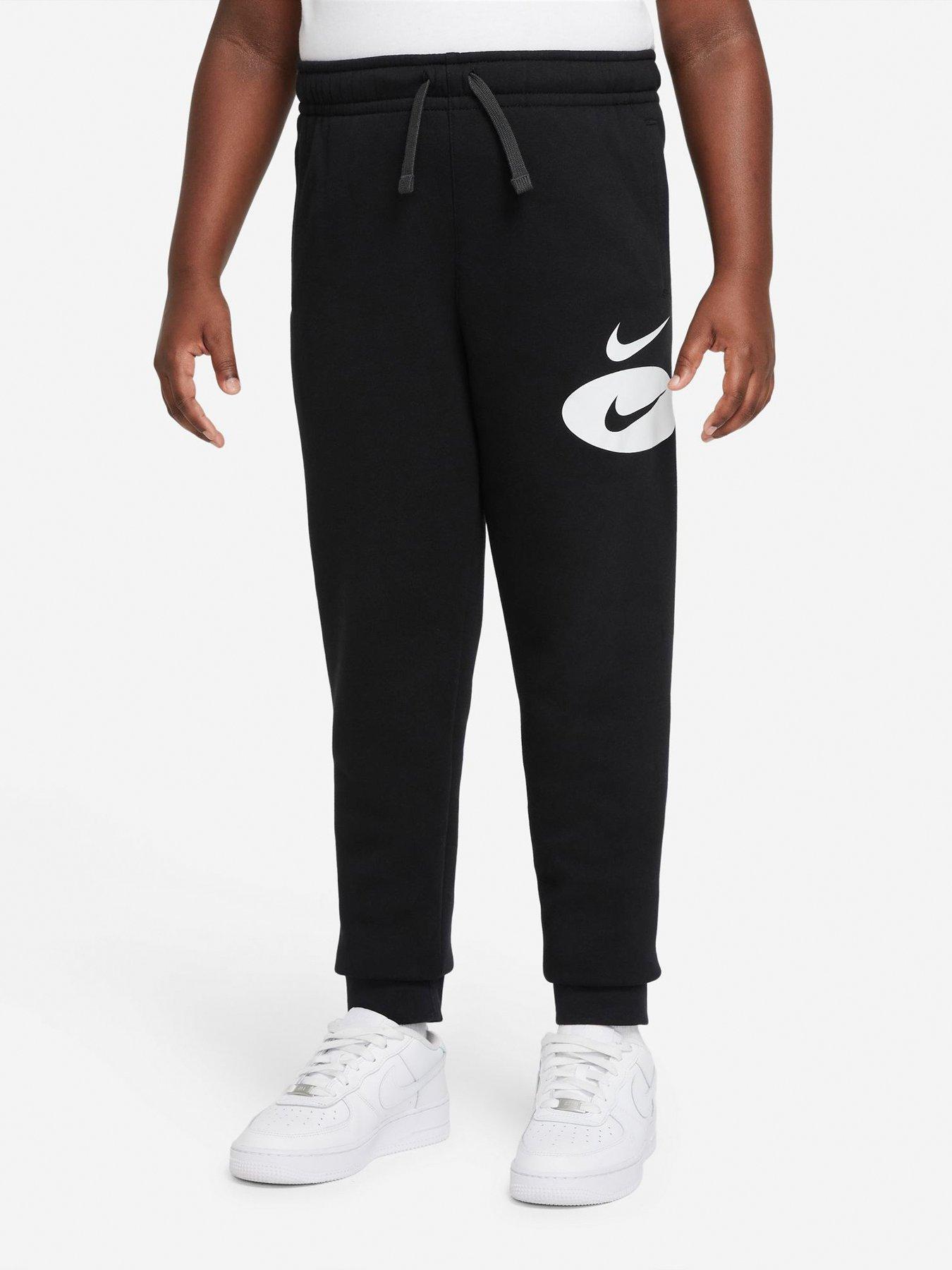 seco Hambre Concentración Nike Older Boys Nsw Core Hbr Jogger - Black/Grey | very.co.uk