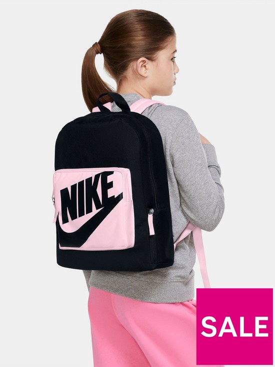 stillFront image of nike-older-girls-classic-backpack-blackpink