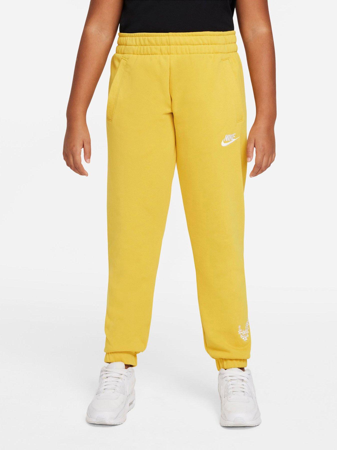 Sportswear Older Girls NSW French Terry Pants Energy - Yellow/White