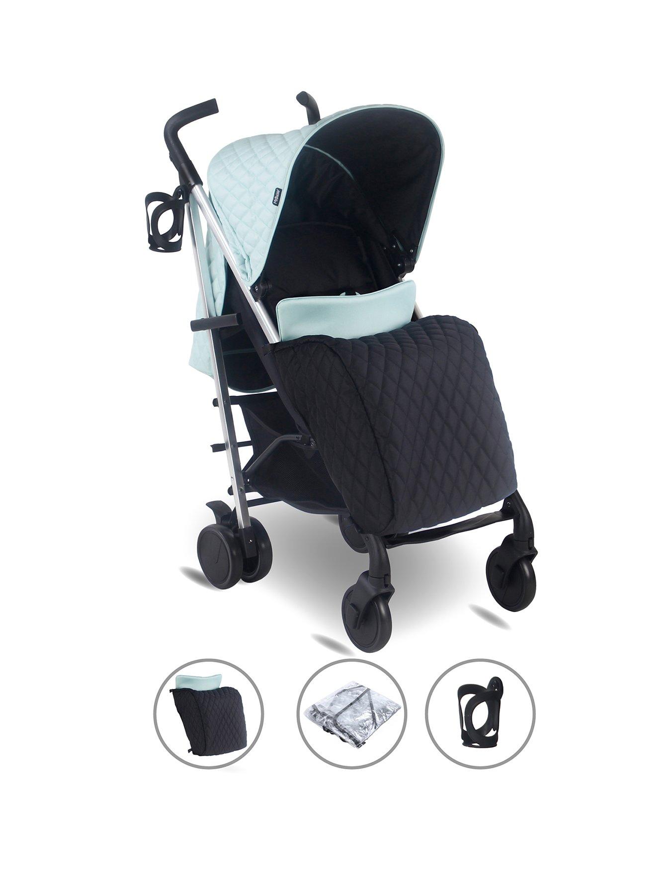 My Babiie MB51 Plus Stroller - Quilted Aqua