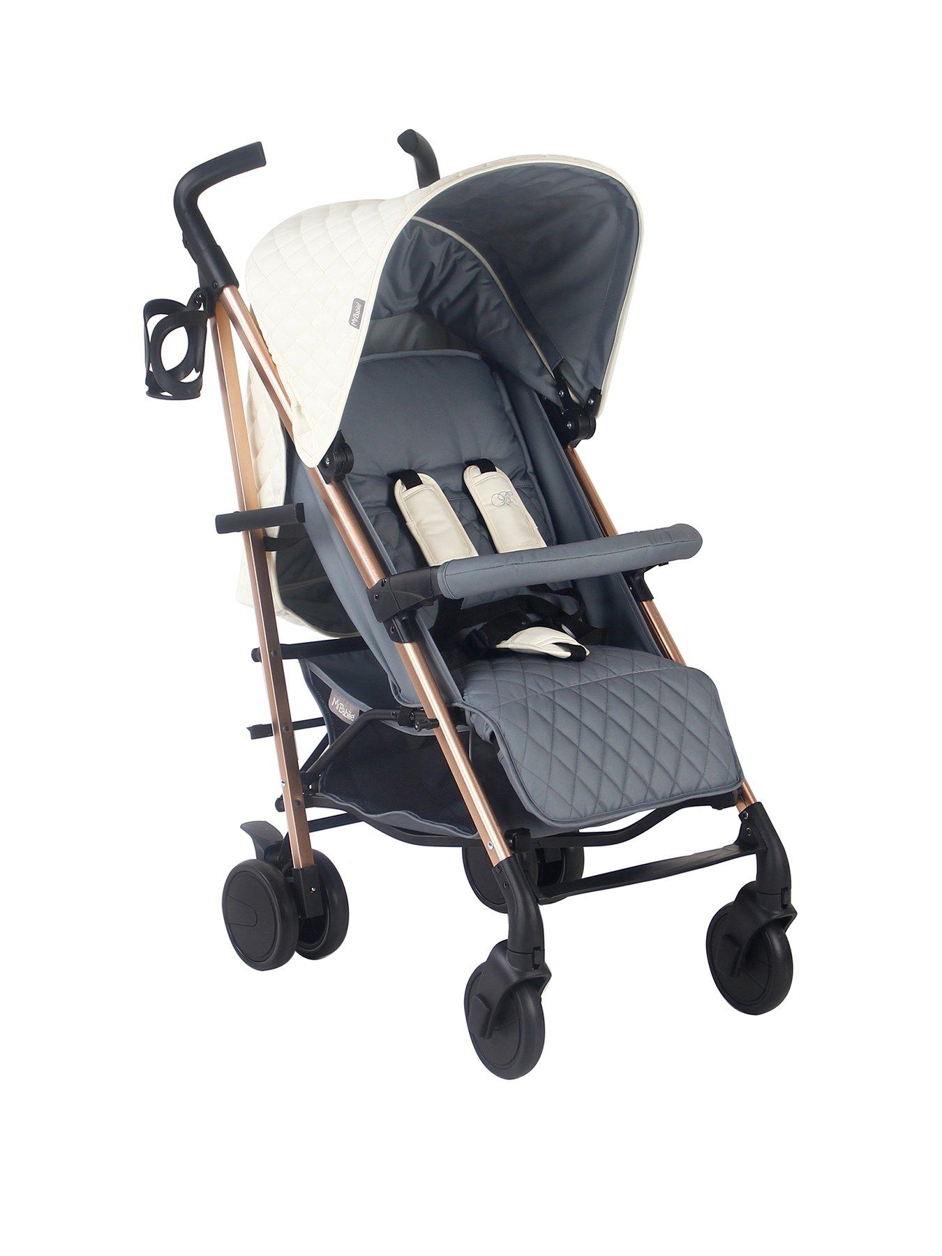 My Babiie Billie Faiers Mb51 Quilted Champagne Stroller