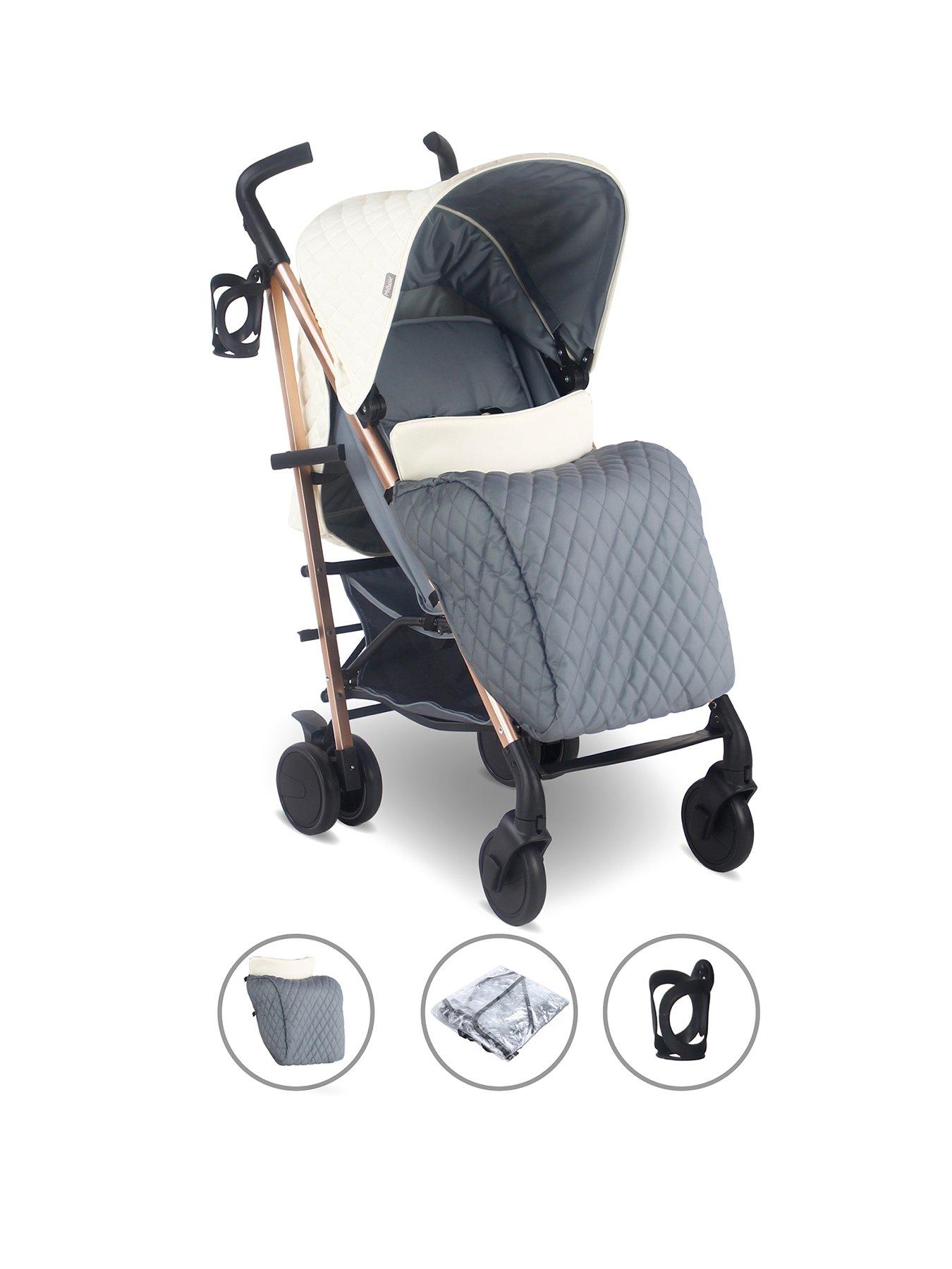 My Babiie MB51 Plus Stroller - Quilted Champagne