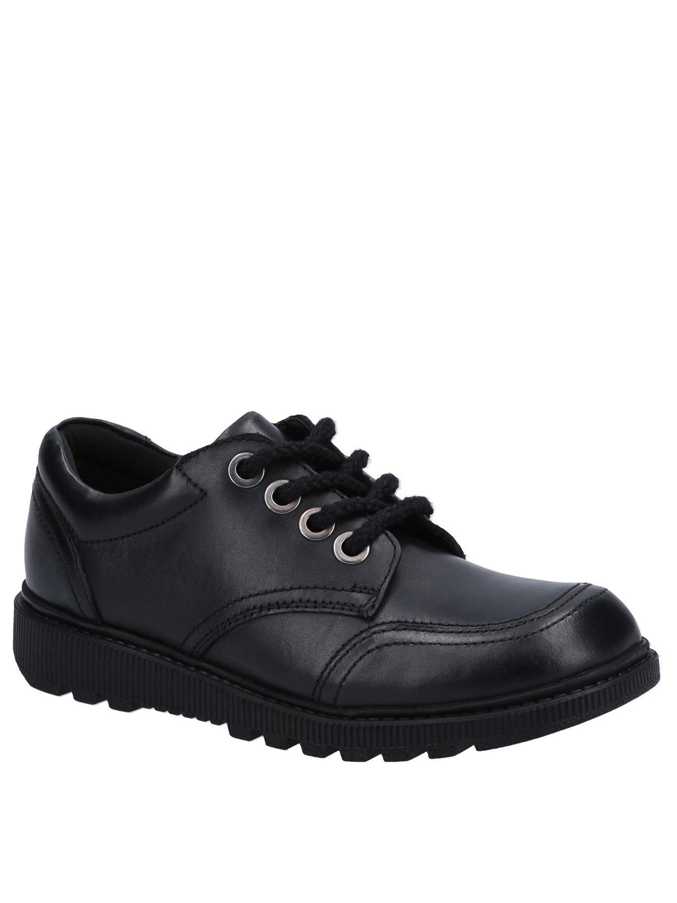 Kids Kiera Junior School Shoes - Black