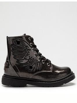 lelli-kelly-angel-wings-glitter-ankle-boots-blacknbsp