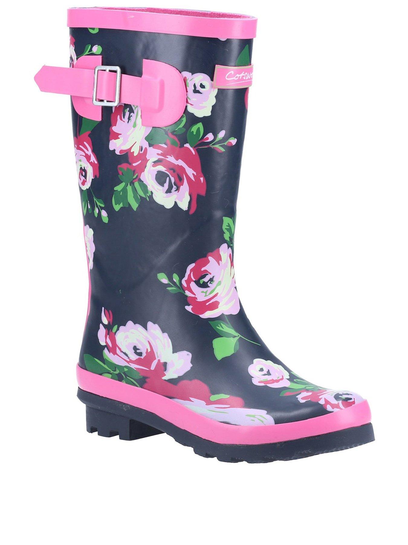  Flower Wellington Boots - Multi